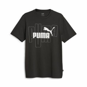 Kortrmet T-shirt til Mnd Puma Graphiccs No. 1 Logo