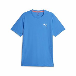Kort�rmet T-shirt til M�nd Puma Run Favorite Ss Himmelbl�