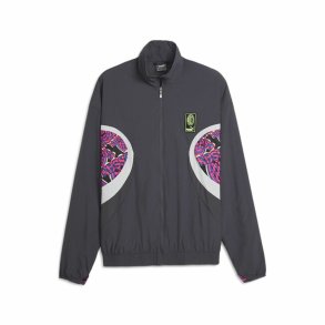 Trningsdragt til voksne Puma AC Milan Woven Gr Mrkegr