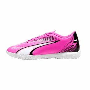 Indendrs fodboldstvler til voksne Puma Ultra Play Hvid Mrk pink Unisex