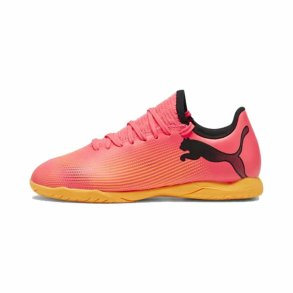 Indendrs fodboldstvler til brn Puma Future 7 Play Orange Brns Unisex