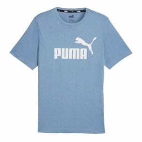 Kortrmet T-shirt til Mnd Puma Essentials Zen Indigo