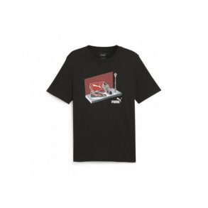 Kort�rmet T-shirt til M�nd Puma NEAKER BOX TEE 680175 01 Sort