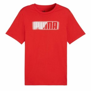 Kortrmet T-shirt til Mnd Puma Graphics Wording
