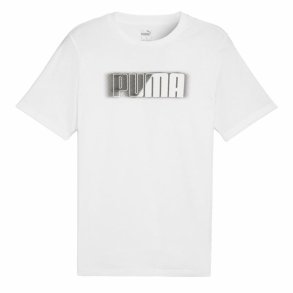 Kortrmet T-shirt til Mnd Puma Graphics Wording