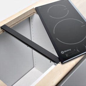 Tilbehr til samleplader Balay 75450 Sort