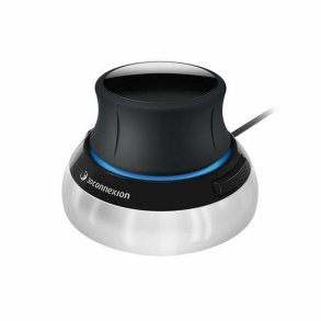 Mus 3Dconnexion 1802656 Sort Sort/Gr