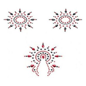 Gloria S�t Sort & R�d Mystim (3 pcs)