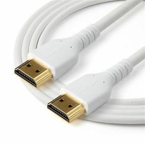 HDMI-kabel Startech RHDMM1MPW            4K Ultra HD 1 m Hvid