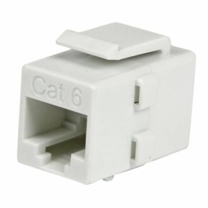RJ45-Adapter Startech C6KEYCOUPLWH RJ45 Hvid