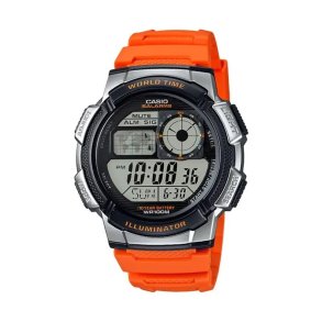 Herreur Casio WORLD TIME ILLUMINATOR Orange ( 43 mm)