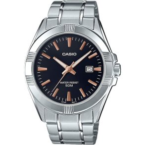 Herreur Casio COLLECTION Sort Slvfarvet ( 43,5 mm)