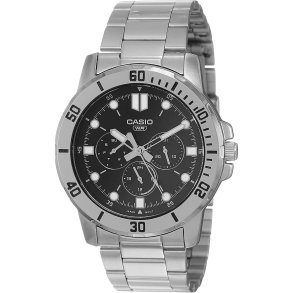 Herreur Casio COLLECTION Sort Slvfarvet ( 45 mm)
