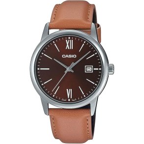 Herreur Casio DATE, LEATHER - BRONZE ( 37 mm)