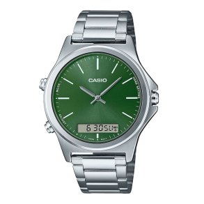 Herreur Casio COLLECTION Grn Slvfarvet ( 41,5 mm)