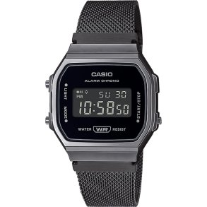 Unisex ur Casio A168WEMB-1BEF Sort ( 36 mm) ( 38,5 mm) ( 34 mm)