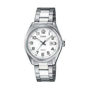 Unisex ur Casio COLLECTION Hvid Slvfarvet ( 30 mm)