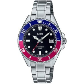 Herreur Casio MDV-10D-1A3VDF S�lvfarvet (� 38,5 mm)