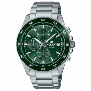 Herreur Casio EFR-526D-3AVUEF Grn Slvfarvet ( 44 mm)