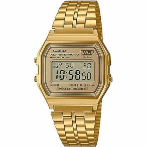 Unisex ur Casio A158WEGV-9AEF Gylden