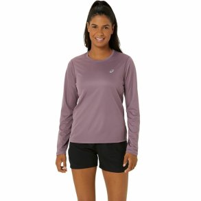Lang�rmet Tr�je til Kvinder Asics Core Ls Top Pink Blomme