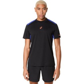 Kort�rmet T-shirt til M�nd Asics ASICS Padel Court Ss Top Sort (S)