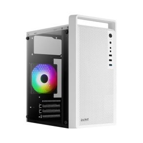 ATX Semi-t�rn kasse Aerocool PGS CS-109-G-WT-v1 FRGB Hvid