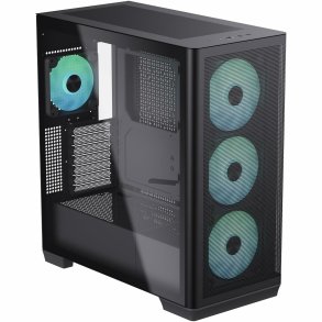 ATX Semi-t�rn kasse Aerocool APNX-C1-BK-V1-ARGB