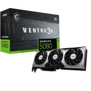 Grafikkort MSI RTX 5080 16G VENTUS 3X OC 16 GB GEFORCE RTX 5080 GDDR6X GDDR7