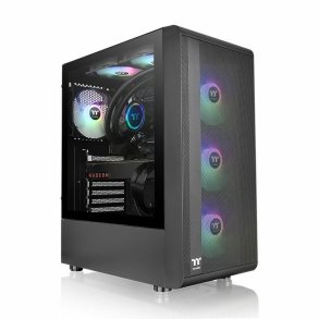 ATX Semi-t�rn kasse THERMALTAKE S200 TG ARGB Sort