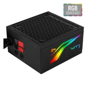 Str�mforsyning Aerocool LUX RGB 550M ATX 550 W 80 Plus Bronze LED RGB