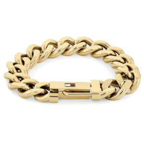 Armbnd til mnd Tommy Hilfiger 1697266 Gylden