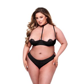 Undert�j S�t Baci Lingerie Quarter Sort 2 Dele (Queen size)
