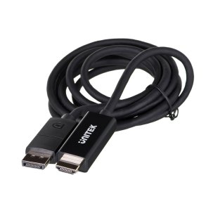 DisplayPort til HDMI kabel Unitek V1608A Sort 1,8 m