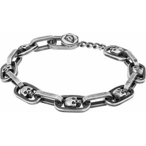 Armbnd til mnd Police PEJGB2008901 Rustfrit stl 19 cm