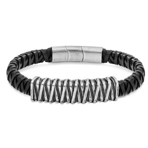 Armbnd til mnd Police PEJGB2112302 Lder 19 cm
