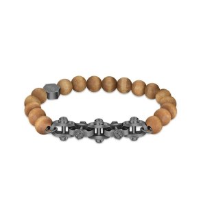 Armbnd til mnd Police PEAGB2211236 Rustfrit stl 19 cm