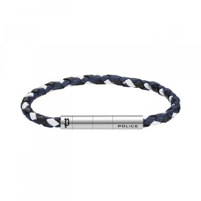 Armbnd til mnd Police PEAGB0039803 Rustfrit stl Sort