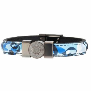 Armbnd til mnd Police PJ25556BLU.03-L Lder 21 cm