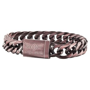Armbnd til mnd Police PJ25507BSEBR-02-S 21 cm