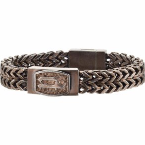 Armbnd til mnd Police PJ25693BSEBR-03-S 19 cm