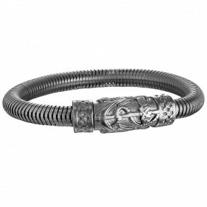 Armbnd til mnd Police S14AJP02B Rustfrit stl 19 cm