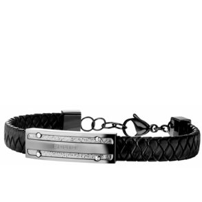 Armbnd til mnd Police PJ26046BLU.03 Lder 19 cm