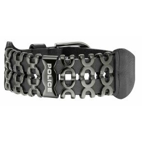 Armbnd til mnd Police PJ26145BLB.02 Lder 19 cm