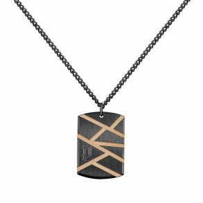 Halskde til mnd Police PJ26485PSBR.01 50 + 20 cm