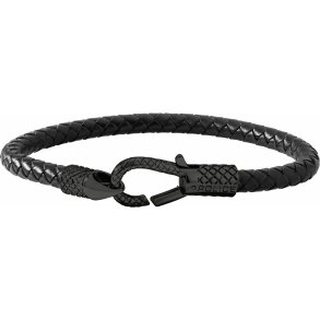 Armbnd til mnd Police PJ26491BLB.02 Lder 19 cm