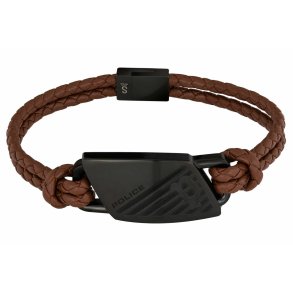 Armbnd til mnd Police PJ26559BLB.02 Rustfrit stl 19 cm