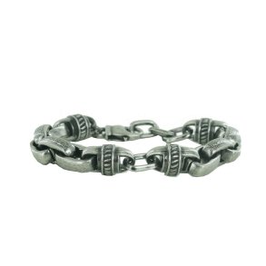 Armbnd til mnd Police PJ22257BSB-02 Rustfrit stl 18 cm