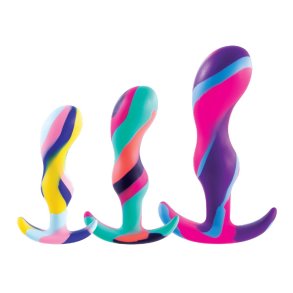 Anal plug NMC Multifarvet (8,9 cm) (12,7 cm) (10,1 cm)