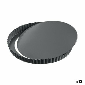 Aftagelig form Quttin Sort Kulstofstl 24 x 2,8 cm (12 enheder)